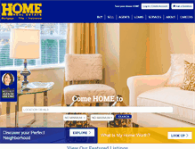 Tablet Screenshot of homerealestate.com